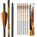 Crossbow Bolts 3K Weave 20 Inch 400 Grain Carbon Crossbow Arrows-0.001"